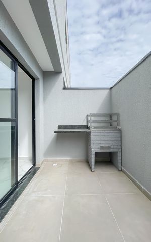 Casa de condomínio à venda com 67m², 2 quartos e 2 vagas Casa de condomínio à venda com 67m², 2 quartos e 2 vagasVaranda Gourmet