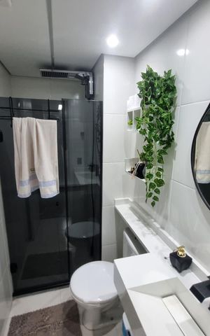 Apartamento para alugar com 35m², 2 quartos e 1 vaga Apartamento para alugar com 35m², 2 quartos e 1 vagaBanheiro