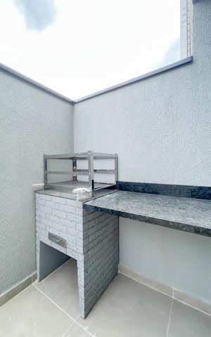 Casa de condomínio à venda com 68m², 2 quartos e 2 vagas Casa de condomínio à venda com 68m², 2 quartos e 2 vagasVaranda Gourmet