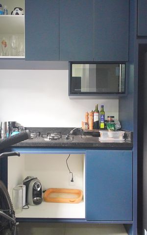 Casa de condomínio à venda com 60m², 2 quartos e 2 vagasCozinha