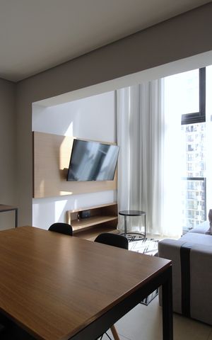 Apartamento para alugar com 70m², 1 quarto e 1 vagaSala/Cozinha