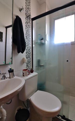 Apartamento à venda com 84m², 3 quartos e 2 vagasBanheiro Social