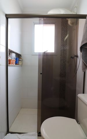 Apartamento à venda com 84m², 3 quartos e 2 vagasBanheiro da Suíte