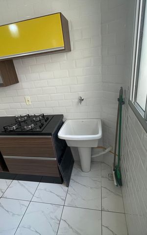 Apartamento para alugar com 43m², 2 quartos e 1 vaga Apartamento para alugar com 43m², 2 quartos e 1 vagaÁrea de Serviço