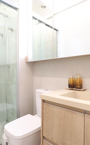 Apartamento à venda com 62m², 2 quartos e 2 vagasBanheiro da Suíte