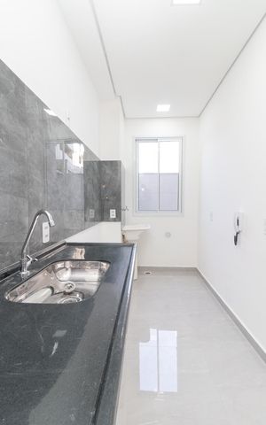 Apartamento à venda com 60m², 2 quartos e sem vagaCozinha