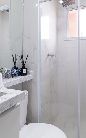 Apartamento à venda com 193m², 3 quartos e 2 vagas Apartamento à venda com 193m², 3 quartos e 2 vagasBanheiro da suíte 3