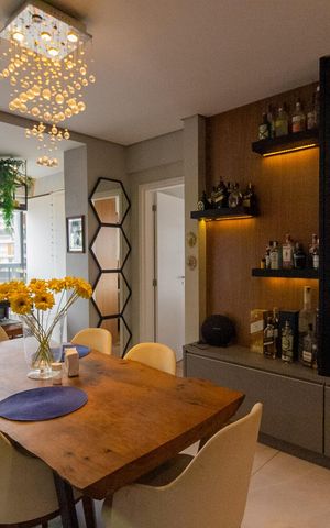 Apartamento para alugar com 105m², 3 quartos e 2 vagas Apartamento para alugar com 105m², 3 quartos e 2 vagasSala de Jantar