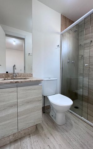 Apartamento para alugar com 77m², 3 quartos e 1 vaga Apartamento para alugar com 77m², 3 quartos e 1 vagaBanheiro da Suíte