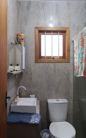 Casa para alugar com 50m², 2 quartos e 2 vagasBanheiro