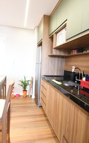 Apartamento à venda com 58m², 2 quartos e 2 vagasCozinha