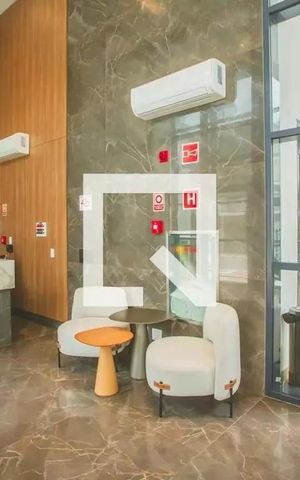 Studio para alugar com 28m², 1 quarto e 1 vaga Studio para alugar com 28m², 1 quarto e 1 vagaHall social