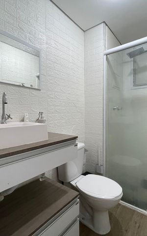 Apartamento à venda com 65m², 2 quartos e 1 vaga Apartamento à venda com 65m², 2 quartos e 1 vagaBanheiro da Suíte