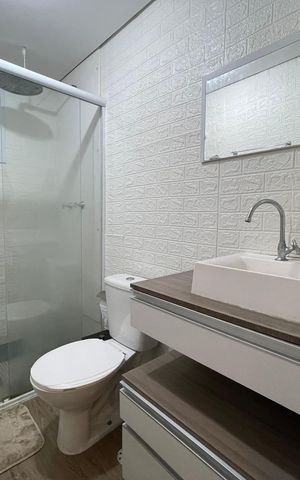 Apartamento à venda com 65m², 2 quartos e 1 vaga Apartamento à venda com 65m², 2 quartos e 1 vagaBanheiro Social