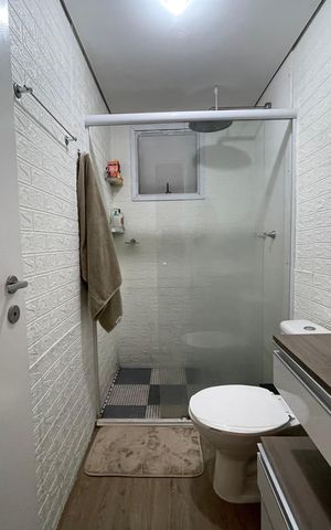 Apartamento à venda com 65m², 2 quartos e 1 vaga Apartamento à venda com 65m², 2 quartos e 1 vagaBanheiro Social