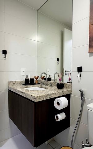 Apartamento para alugar com 33m², 1 quarto e sem vaga Apartamento para alugar com 33m², 1 quarto e sem vagaBanheiro