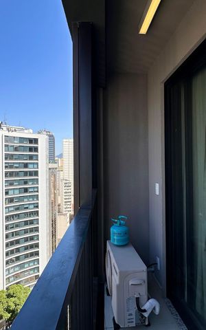 Apartamento para alugar com 33m², 1 quarto e sem vaga Apartamento para alugar com 33m², 1 quarto e sem vagaVaranda Sala/Quarto