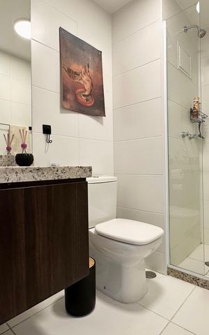 Apartamento para alugar com 33m², 1 quarto e sem vaga Apartamento para alugar com 33m², 1 quarto e sem vagaBanheiro