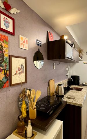Apartamento para alugar com 33m², 1 quarto e sem vaga Apartamento para alugar com 33m², 1 quarto e sem vagaCozinha e Área de Serviço