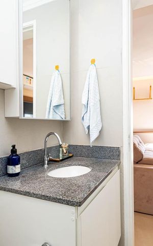 Apartamento para alugar com 65m², 2 quartos e 1 vaga Apartamento para alugar com 65m², 2 quartos e 1 vagaBanheiro