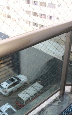 Apartamento à venda com 128m², 3 quartos e 3 vagasSacada do Quarto 2