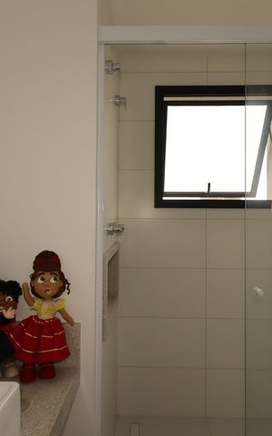 Apartamento à venda com 117m², 3 quartos e 2 vagasBanheiro da Suíte 1