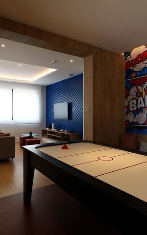 Apartamento à venda com 117m², 3 quartos e 2 vagasÁrea Comum - Salão de Jogos