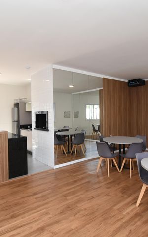 Apartamento para alugar com 59m², 2 quartos e 1 vagaÁrea comum - Salão de festas