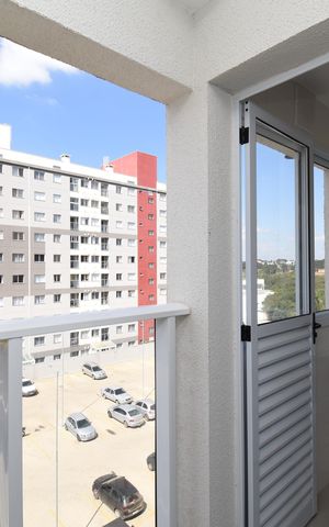 Apartamento para alugar com 59m², 2 quartos e 1 vagaSacada com Churrasqueira