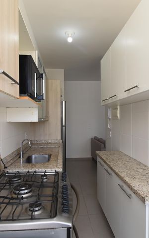 Apartamento para alugar com 59m², 2 quartos e 1 vagaCozinha e Área de Serviço