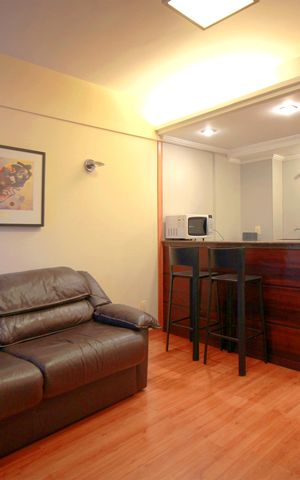 Studio para alugar com 42m², 1 quarto e sem vagaSala