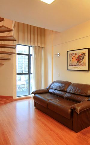 Studio para alugar com 42m², 1 quarto e sem vagaSala