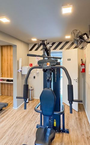 Apartamento à venda com 29m², 1 quarto e sem vaga Apartamento à venda com 29m², 1 quarto e sem vagaÁrea comum - Academia