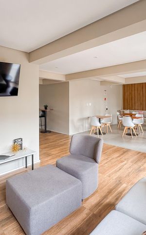 Apartamento à venda com 29m², 1 quarto e sem vaga Apartamento à venda com 29m², 1 quarto e sem vagaÁrea comum - Salão de festas