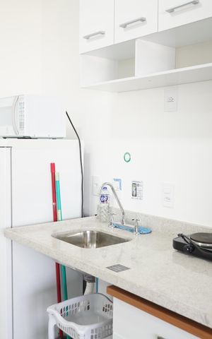 Studio à venda com 28m², 1 quarto e sem vagaStudio