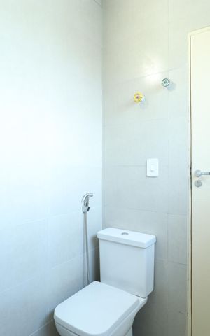Apartamento à venda com 108m², 3 quartos e sem vagaBanheiro da Suíte
