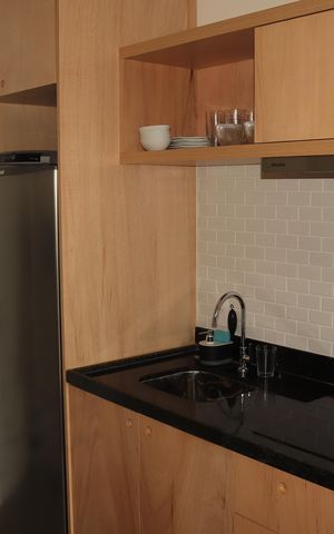 Studio para alugar com 26m², 1 quarto e sem vagaCozinha