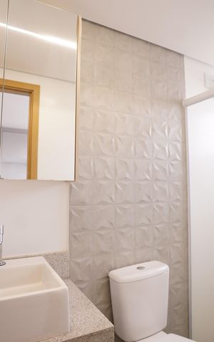 Apartamento à venda com 61m², 2 quartos e 1 vaga Apartamento à venda com 61m², 2 quartos e 1 vagaBanheiro do Quarto 3