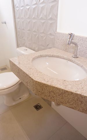 Apartamento à venda com 61m², 2 quartos e 1 vaga Apartamento à venda com 61m², 2 quartos e 1 vagaBanheiro social