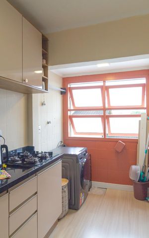 Apartamento à venda com 45m², 1 quarto e 1 vaga Apartamento à venda com 45m², 1 quarto e 1 vagaCozinha e Área de Serviço