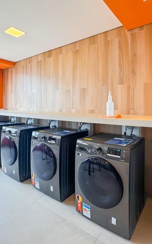 Studio para alugar com 26m², 1 quarto e sem vaga Studio para alugar com 26m², 1 quarto e sem vagaLavanderia