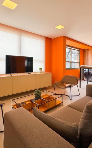 Studio para alugar com 26m², 1 quarto e sem vaga Studio para alugar com 26m², 1 quarto e sem vagaLavanderia