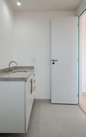 Studio para alugar com 26m², 1 quarto e sem vaga Studio para alugar com 26m², 1 quarto e sem vagaBanheiro