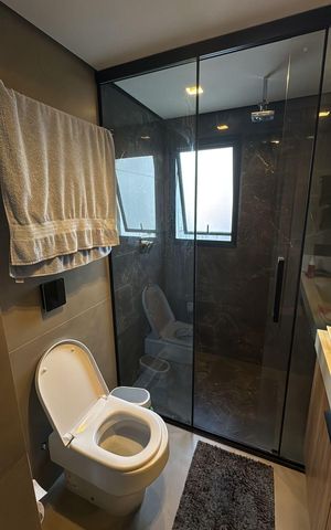 Apartamento à venda com 55m², 1 quarto e 1 vaga Apartamento à venda com 55m², 1 quarto e 1 vagaBanheiro 1