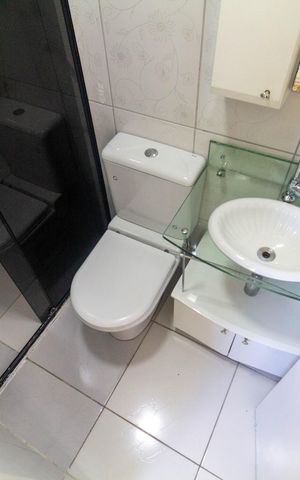 Apartamento à venda com 59m², 2 quartos e 1 vaga Apartamento à venda com 59m², 2 quartos e 1 vagaBanheiro 1