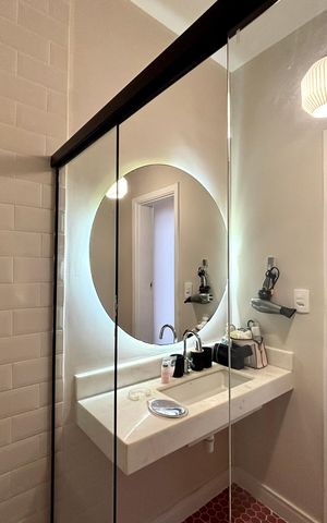 Apartamento à venda com 100m², 3 quartos e sem vaga Apartamento à venda com 100m², 3 quartos e sem vagaBanheiro social