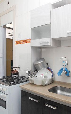 Apartamento à venda com 63m², 2 quartos e sem vagaCozinha e Área de Serviço