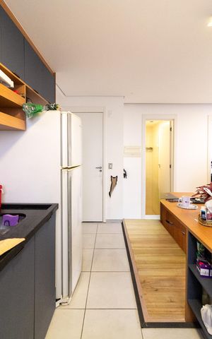 Apartamento à venda com 37m², 2 quartos e sem vagaCozinha e Área de Serviço