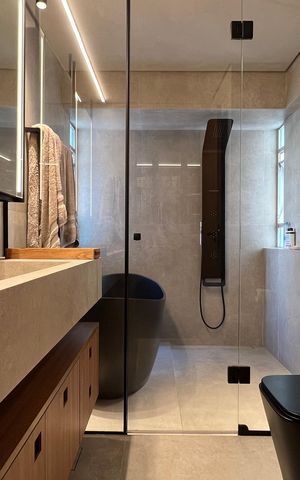 Apartamento à venda com 127m², 3 quartos e 1 vaga Apartamento à venda com 127m², 3 quartos e 1 vagaBanheiro da Suíte 2