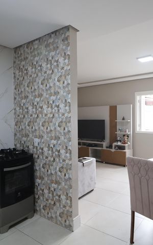 Casa à venda com 67m², 2 quartos e 2 vagasCozinha